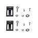 LED Pods, DJI 4X4 2Pcs 5'' 144w LED Light Bar OSRAM Flood Beam Off Road LED Cubes Work Light Driving Fog Lamps for Trucks ATV UTV SUV Jeep Boat Motorcycle, 2 Years Warranty