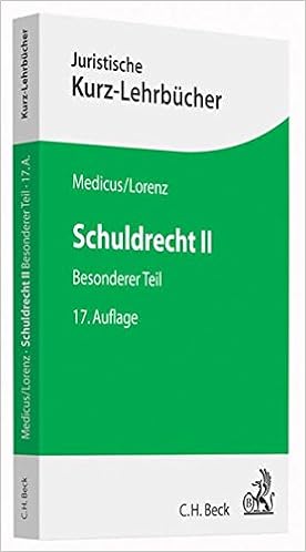 Schuldrecht Ii Besonderer Teil Kurzlehrbücher Für Das - 