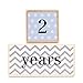 Solid Wood Milestone Age Blocks in Blue. Baby Age Photo Blocks and Photo Props…