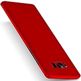 YIHAILU Samsung Galaxy S8 Plus Case Smoothly Skin Shockproof Ultra Thin Slim Full Body Protective Cover For S8+ 6.2 Inch (Silky Red)