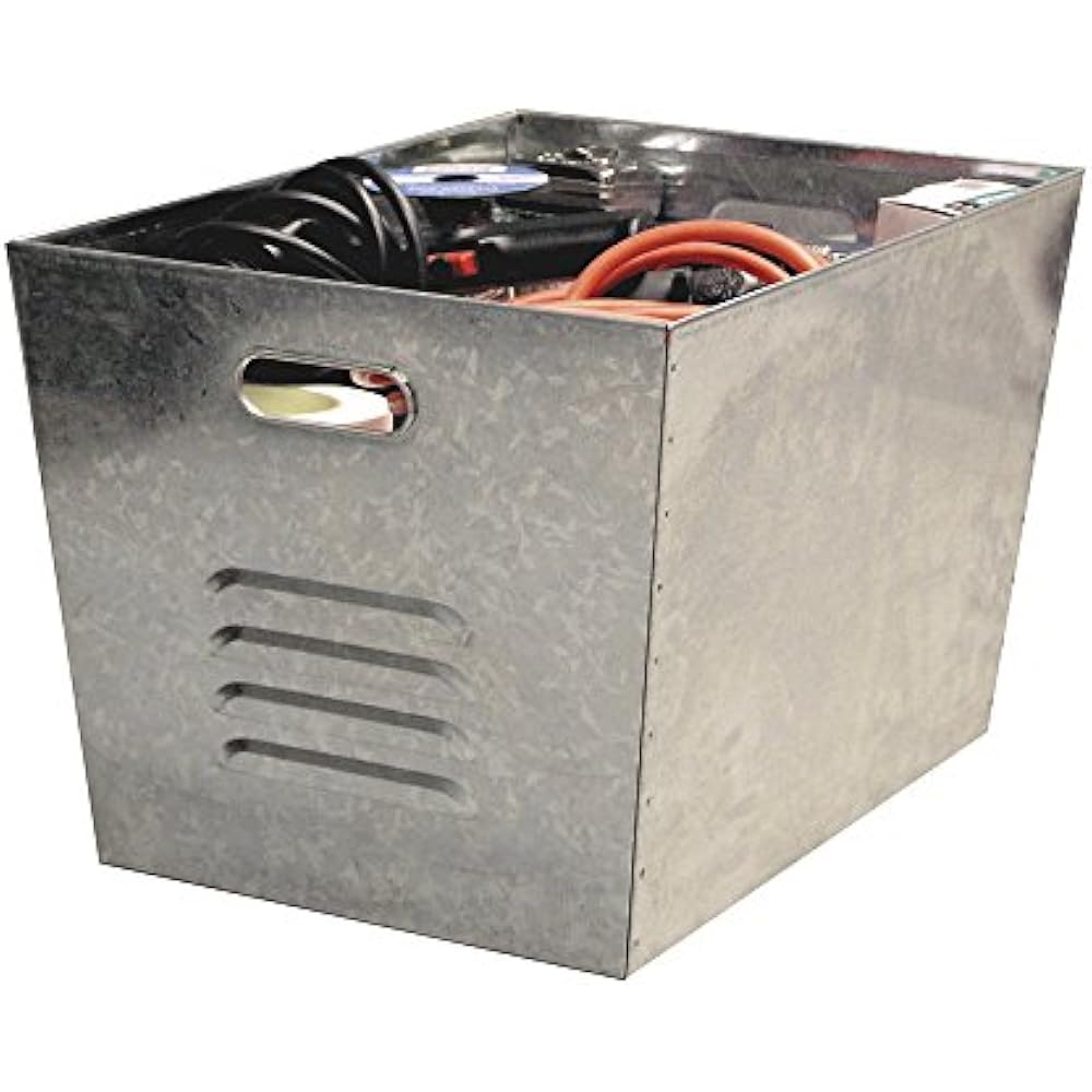 Muscle Rack LB111310 Steel Galvanized Utility Bins 12" Width X 11