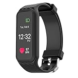 L38i Fitness Tracker, Elftear Bluetooth Heart Rate Monitor Smart Bracelet Sports Activity Sleep Monitor IP67 Waterproof Wristband for Android iOS