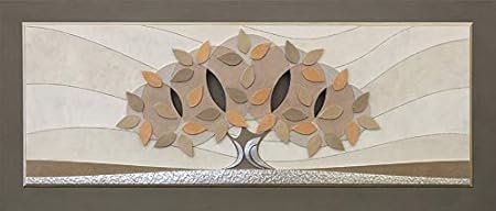 Quadro Albero Della Vita Laminato Argento Misura 60x45 Valenti 18310 8l Amazon It Gioielli