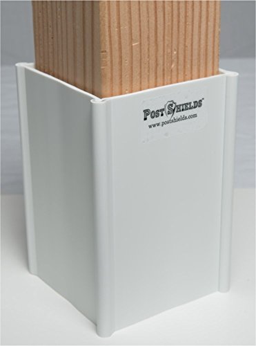 Post Shields (3.5" x 3.5" x 6" High White): Protects mailbox and fence posts from grass trimmer damage.