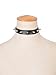 SUNSCSC Vintage Punk Goth Studded Rivet Pu Leather Collar Choker Necklace