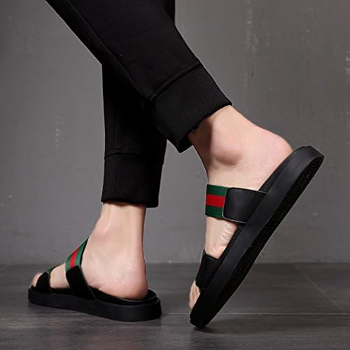 Jih 厚底 サンダル メンズ 革 ビーチサンダル おしゃれ スリッパ 2ベルト 大きいサイズ 軽量 快適 滑り止め 外履き ファッション クッション 黒 軽い コンフォート 27cm B07fskm1ry 4 471円 激安通販ショッピング 超人気 専門店 人気海外一番 超美品再入荷品質