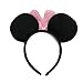 Rush Dance Light Pink Minnie Ears Birthday Party Favor Bow Accessories Headband