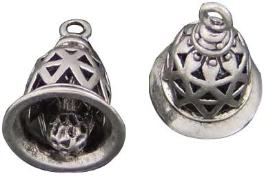 12 GraceAngie (TM) 14*12mm Antique Silver Bell Charms Jewelry Making