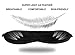 Fitglam Pure Silk Sleep Mask + Reusable Cold/Hot Therapy SPA Gel Eye Mask Set - Improve Sleeping, Alleviate Puffy, Swollen Eyes, Fatigue, Headache and Tension - Best Eye Mask for Men Women (Black)