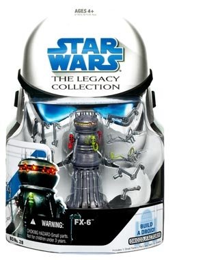 Star Wars Clone Wars Legacy Collection Build-A-Droid Factory Action Figure BD No. 28 FX-6