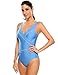 Ekouaer Womens One Piece Swimsuit Tummy Control Monokini Bathing Suit