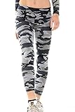 Women Ladies Stretch Long Jersey Army Camo Party Fashion Leggings