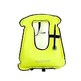 Green Adult Life Vest Snorkel or Freediving Snorkeling Vest / Dive Safety / Water Safety