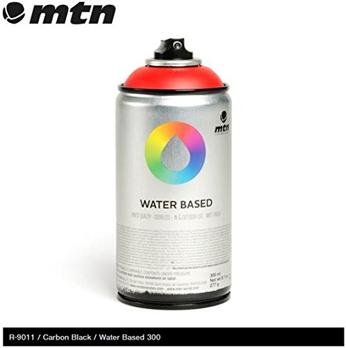 MTN Water Based 300 Spray Paint - WRV9011 - Carbon Black