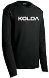 Koloa Surf Text Logo Long Sleeve Soft Cotton Lightweight T-Shirts in Sizes S-6XL
