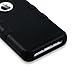 ULAK iPhone 5C Case, iPhone 5C Case Black, Shockproof Soft Silicone Rubber Hard Plastic Hybrid Heavy Duty Protection Kidproof High Impact Case Cover for Apple iPhone 5C -Black