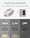 TESSAN Double Power Outlet Expander with Dual USB Wall Charger and Night Light Adapter for Travel, Cruise Essentials, Mini Phone Charger with Multiple Outlet Splitter