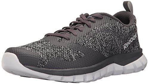 Reebok Men's Sublite Authentic 4.0 Running Shoe, Ash Grey/White/Silver, 11.5 M US