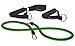 ProSource Single Stackable Resistance Bands with Door Anchor and Exercise Guide, 5-50 lb, Heavy Duty Fitness Tube for Full-Body Exercises, P90X, Insanity, and Home Workouts