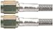 Allstar Performance AN Hose Assembly, 36 in Long, 3 AN Hose, 3 AN Straight Female to 3 AN Straight Female, Braided Stainless, PTFE Lined, Each