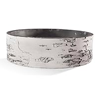 Nature Innovations BS-13-CS-4   13" Surreal Birch Succulent Bowl