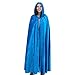 Everfan Royal Blue Hooded Cape for Adults | Cloak with Hood for Halloween, Cosplay, Costume, Dress Up