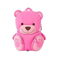 LYCSIX66 Kids Toddler Backpack with Safety Harness Leash Anti-Lost Preschool Bag for Boy Girl Ages 2-5 (Teddy Bear)