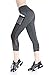 EAST HONG Womens Mesh Capri Workout Yoga Pants Running Tights Active Leggings