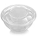 Green Direct Clear Plastic Salad Bowls with Lids Disposable, 32 oz - Pack of 50, Salad Container for Lunch and Meal Prep, Plastic Bowls with Lids for Fruit Salads, Quinoa, Acai Bowl with Snap on Lid