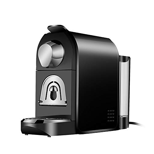 unknow Single-Service-Kapsel-Kaffeemaschine, Espressomaschine, Cappuccino Und Latte, Schwarz