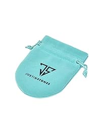 Collar con colgante de piedra preciosa en forma hexagonal puntiaguda para Reiki de Justinstones.