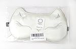 Super Soft Natural Silk Cute Cat Eye Mask Eyes Cover Eyeshade for Sleep White