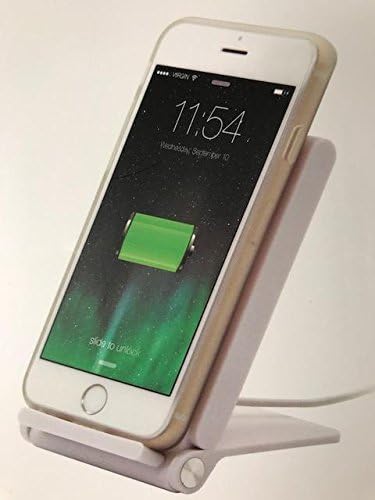 iPhone 8 Qi Wireless Charger Stand for all QI-Enabled Devices (WHITE)