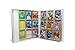 UniKeep Football Themed Trading Card Collection Binder 10 Platinum Series Trading Card Pages. Fully Enclosed Case a Locking Latch to Keep Cards Secure