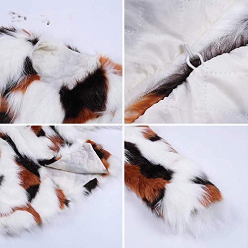 2 Winter+Sleeve+Overcoat+Fluffy+Jacket