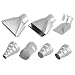7pcs 35mm Stainless Steel Heat Gun Nozzles Kits For Hot Air Gun Soldering Station Nozzle Tool