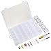 Caydo 100 Pieces 100 Colors Embroidery Floss with Organization Box, and 137 Pieces Cross Stitch Tool Kit for Friendship Bracelet String Making