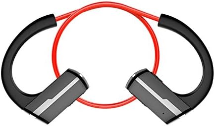 Enjoyment Bluetooth Headphones Wireless Sport Earbuds IP67 Waterproof Noise Cancelling in-Ear Bluetooth Stereo Headset with Microphone Automatically Collapsible Memory Wire