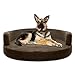 KOPEKS Deluxe Orthopedic Memory Foam Round Sofa Lounge Dog Bed – Jumbo XL – Brownthumb 1
