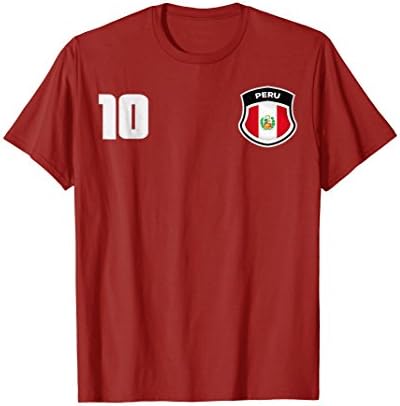 Peru Cheer Jersey 2018 - Football T-Shirt Camiseta Futbol