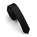 Elviros® Mens Eco-friendly Fashion Solid Color Slim Tie 2.4'' (6cm) (1.6