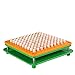 100 Holes (0#) Capsule Holder with Tamper for Size 0 Capsules Holding Tray Pill Dispensers & Reminders Green