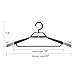 HOUSE DAY Coat Hangers Eco-Friendly 100% PP New Material Extra Wide Adjustable Shoulder Suits Coats Cascading Hangers Heavy Duty 15”-20” Plus Size Garment Plastic Hangers with Swivel Hook 5 Pack