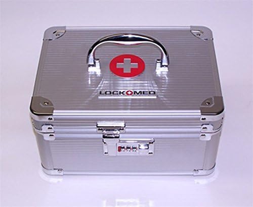 LockMed Medium Medication / Pill Lockbox w/ Combination Lock Authorized Dealer Free Shipping