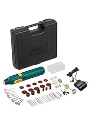 URCERI Kit de herramientas giratorias 3,7 V 2000 mAh batería recargable, 60 piezas de herramienta rotativa sin cable 12000 rpm pulido grabado eliminación de óxido corte molienda elección perfecta para manualidades proyectos y bricolaje creaciones