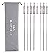 DJHFNC nc 8 Packs BBQ Skewers, 17.7