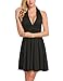 SE MIU Women Sexy V Neck Halter Sleeveless Party Cocktail Mini Casual Short Dress