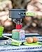 EcoCamp OUTDOOR GEAR Mess Kit (14 Pcs) for Camping w/Cookware Set Plus 2 Utensil Sets, 2 Silicone Cups, Cutting Mat & Dunk Bag Compact, Light & Durable for Military, Backpacking, Hiking|Green