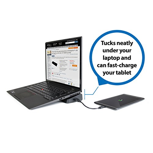 StarTech.com USB 3.0 Docking Station - 4K - HDMI / DisplayPort - with Fast Charge / Ethernet / Audio - Universal Docking Station