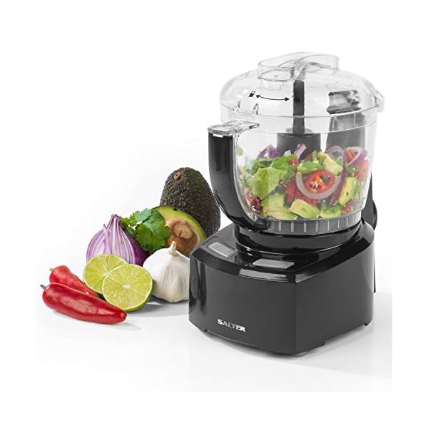 Salter EK3171 8 In 1 Compact Food Processor, Prep Pro Mini Electric Food Chopper, 1L BPA-Free Easy Pour Jug, Stir, Mix…